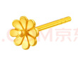 菜百首飾黃金耳釘 足金新款時(shí)尚閃耀金星星/桃心/小雛菊疊搭耳飾 YZ 黃金耳飾（單只） 約0.31g（小雛菊） 曬單實(shí)拍圖