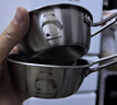 美廚（MAXCOOK）304不銹鋼碗帶把手泡面碗雪拉碗韓式碗小碗米酒碗調料碗MCWA4922 曬單實(shí)拍圖