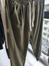 JEEP SPIRIT休閑褲男春季直筒褲子男士寬松純色百搭闊腿褲 軍綠 2XL 曬單實(shí)拍圖