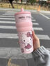 NEXT ROAD英國聯(lián)名hellokitty豹紋吸管保溫杯女生大容量杯子高顏值禮物水杯 禮品裝甜美豹紋凱蒂貓660ml【陶瓷覆層內膽】 曬單實(shí)拍圖