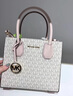MICHAEL KORSMercer中號MK女包粉色風(fēng)琴包手提單肩35S1GM9M禮物女士輕奢包包 曬單實(shí)拍圖