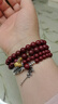 金石靈朱砂手串護身符男女款紫金砂轉運珠佛珠情侶手鏈本命年生日禮物 曬單實(shí)拍圖