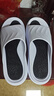 回力運動(dòng)拖鞋男浴室內戶(hù)外穿減震防滑厚底涼拖鞋HL3967白黑色46-47碼 曬單實(shí)拍圖