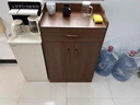 實(shí)木餐邊柜靠墻一體儲物柜家用客廳收納置物柜廚房櫥柜簡(jiǎn)約茶水柜 【品質(zhì)實(shí)木內芯+柜門(mén)加倍防潮】60cm深胡桃色 曬單實(shí)拍圖