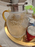 京東京造 涼水壺 高硼硅玻璃茶水分離耐熱耐高溫冷水壺泡茶杯大容量1.8L 曬單實(shí)拍圖