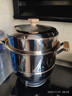 YIYIPAI新款蒸鍋全304不銹鋼多層家用大號三層蒸饅頭籠屜電磁爐燃氣專(zhuān)用 【售后專(zhuān)用】 1cm 曬單實(shí)拍圖