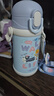 膳魔師（THERMOS）兒童吸管保溫杯小黃鴨帶杯繩316L不銹鋼學(xué)生杯抑菌幼兒園上學(xué)TCKB 曬單實(shí)拍圖