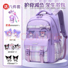 COOLBABY庫洛米掛件書(shū)包小學(xué)生兒童護脊減負女孩3-6-9年級初中生雙肩背包 曬單實(shí)拍圖