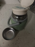 希樂(lè )燜燒杯316不銹鋼暖湯壺女士上班迷你多功能高顏值便當盒帶勺子 曬單實(shí)拍圖