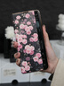 FEIIE【智能視窗·帶磁吸】薔薇花簇適用華為MateX7手機殼MATEX6典藏版創(chuàng  )意浮雕外殼matex5小清新保護套 【薔薇花簇粉】智能視窗休眠款 華為 Mate X7 曬單實(shí)拍圖