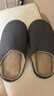 俞兆林（YUZHAOLIN）日式靜音棉拖鞋男女春秋居家室內木地板四季 YC198 灰色  44-45  曬單實(shí)拍圖