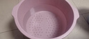 本迪加深泡腳桶24cm家用洗腳足浴盆塑料水桶按摩無(wú)電洗腳水桶單個(gè)粉色 曬單實(shí)拍圖