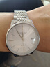 新款原裝瑞士認證手表男士機械表超薄防水霸氣新款十大品牌男表 旗艦升級版 本色白面 曬單實(shí)拍圖