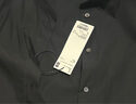 優(yōu)衣庫女裝夾克式襯衫/長(cháng)袖襯衣487181 09 黑色 L 曬單實(shí)拍圖