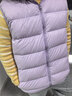 鴨鴨兒童羽絨背心馬甲新短款輕薄男女童秋冬裝中大童裝休閑馬夾GM 微光紫 170 曬單實(shí)拍圖