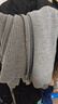 MMOPTOP雙拉鏈慵懶風(fēng)開(kāi)衫立領(lǐng)毛衣男女春秋季百搭針織衫MY6808 深灰 3XL 曬單實(shí)拍圖
