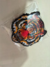 全滿(mǎn)刺繡魔術(shù)貼 動(dòng)物徽章 叢林虎頭 士氣章 功夫熊貓臂章 鯊魚(yú)貼章DIY補丁貼軍迷戰術(shù)配飾 虎王彩色 曬單實(shí)拍圖