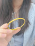 老廟黃金手鐲女滿(mǎn)天星999足金推拉鐲子生日禮物送女朋友老婆 臻選禮盒包裝【無(wú)產(chǎn)品勿單拍】 曬單實(shí)拍圖