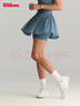 威爾勝（Wilson）官方夏季女士HEADLINER網(wǎng)球運動(dòng)含底褲球袋二合一半身裙 中國藍-WW00030511BUQ M /170/70A 曬單實(shí)拍圖