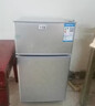揚子小冰箱YZR一級能效家用省電節能小型出租房屋宿舍雙開(kāi)門(mén)單身公寓迷你電冰箱 118銀色(尺寸偏小)36x37x66cm 曬單實(shí)拍圖