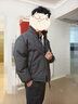 羅蒙棉服日系立領(lǐng)棉衣男士秋冬季加厚面包服衣服外套男 深灰色 XL 曬單實(shí)拍圖