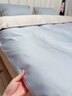 羅萊家紡 60支純棉四件套全棉新疆棉床上用品床單被套被罩 淺藍色 220*250 曬單實(shí)拍圖