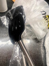新升級耐高溫硅膠鍋鏟不傷鍋煎鏟湯勺廚具套裝平底不粘鍋專(zhuān)用 湯勺 黑色硅膠手柄 曬單實(shí)拍圖