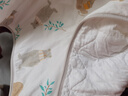 全棉時(shí)代嬰兒抱被純棉新生兒寶寶秋冬微厚包被產(chǎn)房襁褓 熊熊下午茶90CM 曬單實(shí)拍圖