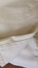 定原米白色純棉軟牛仔直筒褲女2026新款寬松女褲春秋冬窄版高腰闊腿褲 米白色/加長(cháng)【春秋款】 3XL /31【135-145斤】 曬單實(shí)拍圖