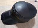 JEEP羊皮帽子男士冬季平頂鴨舌帽加絨加厚保暖防寒冬帽棒球帽 A0122 曬單實(shí)拍圖