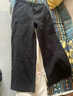 京東京造F4系列抓絨衣褲高彈加絨褲子男冬季新衣送禮 黑松露XL 曬單實(shí)拍圖