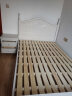 百冠环球美式实木床1.8米双人床主卧室床白色现代简约韩式公主床单人床 床+床头柜*1 框架结构1350mm*2000mm 实拍图
