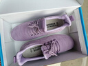 回力媽媽鞋舒適春秋健步鞋新款老人中老年女防滑軟底運動(dòng)鞋1449紫色40 曬單實(shí)拍圖