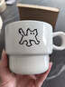 可愛(ài)小狗陶瓷馬克杯情侶禮物 白色炸毛小貓 曬單實(shí)拍圖