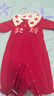 優(yōu)奇嬰兒衣服女寶秋季連體衣女寶寶滿(mǎn)月百天周歲禮服喜慶紅色外出爬服 曬單實(shí)拍圖
