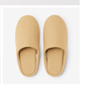 MUJI 男女通用 棉 可水洗室內拖鞋 男式女式無(wú)性別棉拖居家 JKAJ6C6S 暗黃色 24 cm/M/38碼(2.0) 曬單實(shí)拍圖