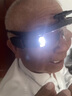 煦凜【德國】頭戴式放大鏡老人閱讀帶燈50倍可充電高清高倍兒童看書(shū)看報看手機電子維修表看用觀(guān)察昆蟲(chóng) LED燈眼鏡式頭戴式放大鏡【五個(gè)鏡片】帶燈可調節 曬單實(shí)拍圖