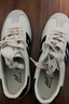 百麗復古拼色德訓鞋新款百搭簡(jiǎn)約運動(dòng)休閑鞋B2614AM5 米白 37 曬單實(shí)拍圖