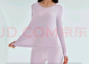 三槍秋衣秋褲女[原紗抗菌]全棉半高領(lǐng)保暖內衣抗靜電厚棉毛衫褲套裝 曬單實(shí)拍圖