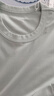 JD FASHION京東自有品牌50支純棉液氨高級感水光t恤女圓領(lǐng)短袖t恤內搭打底衫 曬單實(shí)拍圖