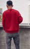 真維斯（Jeanswest）酒紅色衛衣秋冬季男女同款2026新年限定馬年本命年衣服潑墨馬外套 曬單實(shí)拍圖