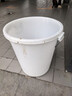 舒蔻（Supercloud）大白桶塑料圓形大容量大水桶酒店廚房工業(yè)環(huán)衛物業(yè)垃圾桶 帶蓋100升白色 曬單實(shí)拍圖