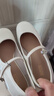 大東高跟瑪麗珍女鞋2026春季新款法式單鞋時(shí)尚小皮鞋粗跟高跟鞋 米色 36 曬單實(shí)拍圖