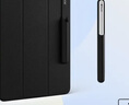 EISSCCE愛(ài)思克（Eisscce）適用ipad電容筆套apple pencil一代二代華為三代手寫(xiě)筆保護套小米華為電容筆套 旗艦款-黑色(內置磁鐵)帶金屬LOGO 曬單實(shí)拍圖