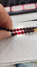 純漫澄真品8A收藏級天然石榴石散珠子手鏈女酒紅水晶diy單顆手串飾品 8A收藏石榴石6mm【90顆】三圈 曬單實(shí)拍圖