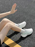 回力女鞋運動(dòng)鞋女2026新款春季爆款網(wǎng)面透氣軟底輕便舒適減震跑步鞋女 白綠色【網(wǎng)面透氣 輕便軟彈】 36 曬單實(shí)拍圖