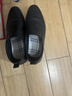 老人頭（LAORENTOU）皮鞋男頭層牛皮套腳商務(wù)休閑鞋駕車(chē)鞋豆豆懶人男鞋 A30305 黑 41  曬單實(shí)拍圖