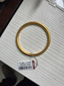 六福珠寶 一生一世黃金手鐲福滿(mǎn)傳家足金禮物 計價(jià) 56mm-約13.14克 曬單實(shí)拍圖