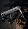 京東京造 F8折疊自行車(chē)禧瑪諾7速鋁合金20英寸成年人學(xué)生通勤單車(chē)時(shí)空銀 曬單實(shí)拍圖