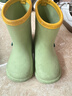 幸?，旣悾–heerful Mario）兒童雨鞋男童雨靴水鞋2歲寶寶水鞋套鞋防滑女童幼兒防水女款膠鞋 曬單實(shí)拍圖